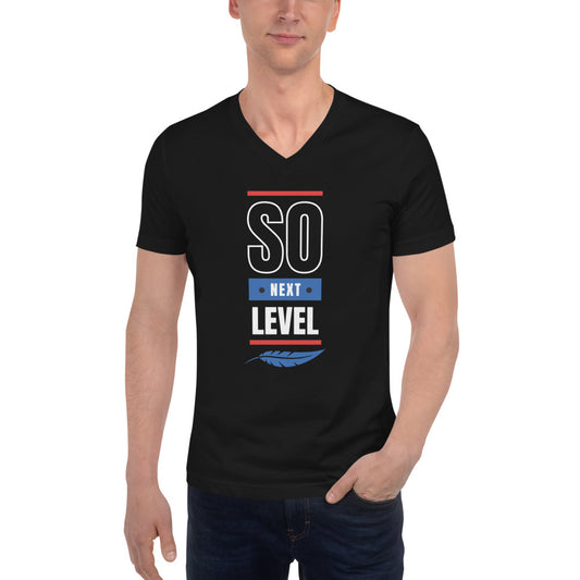 So Next Level - Unisex Short Sleeve V-Neck T-Shirt